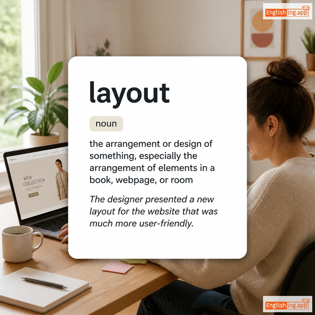 layout definition card — visual illustration of the meaning