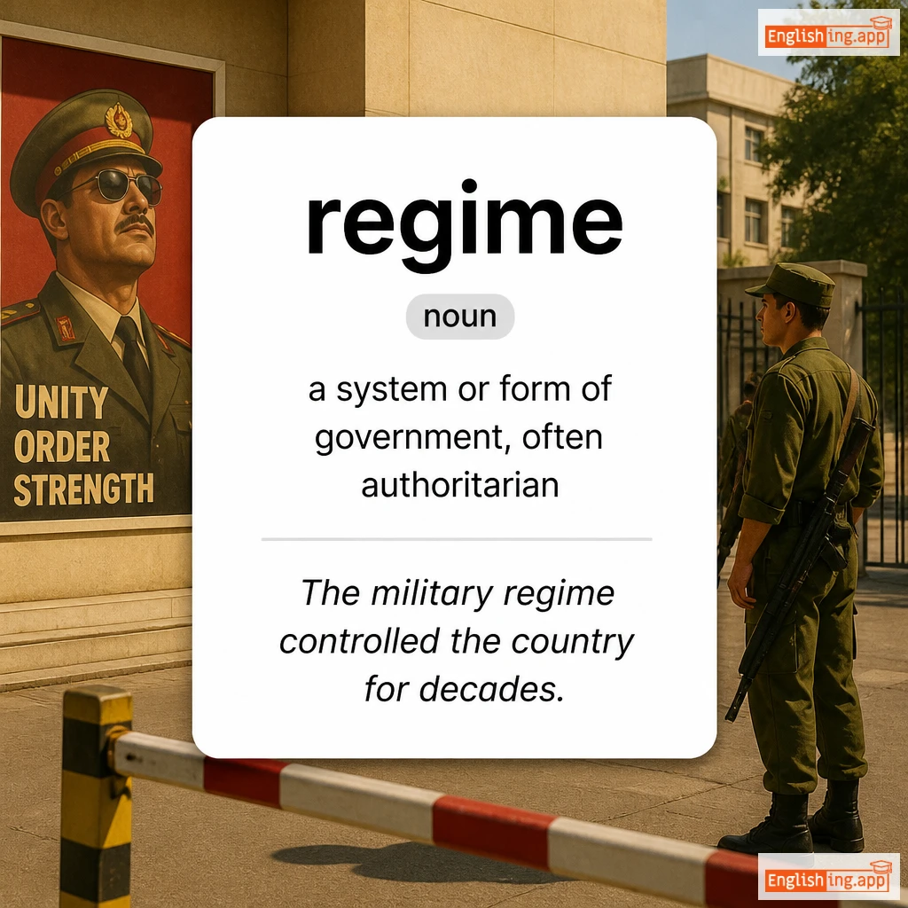 regime definition card — visual illustration of the meaning