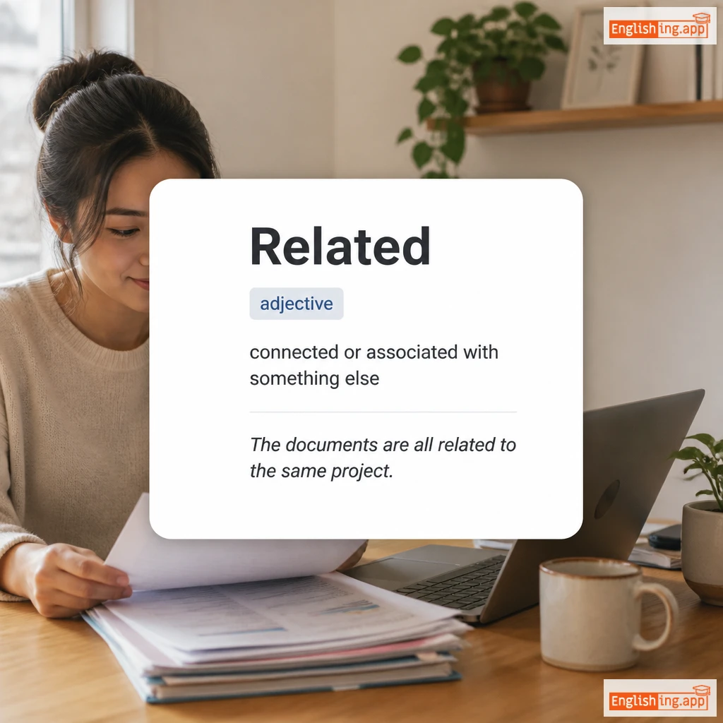 Related definition card — visual illustration of the meaning