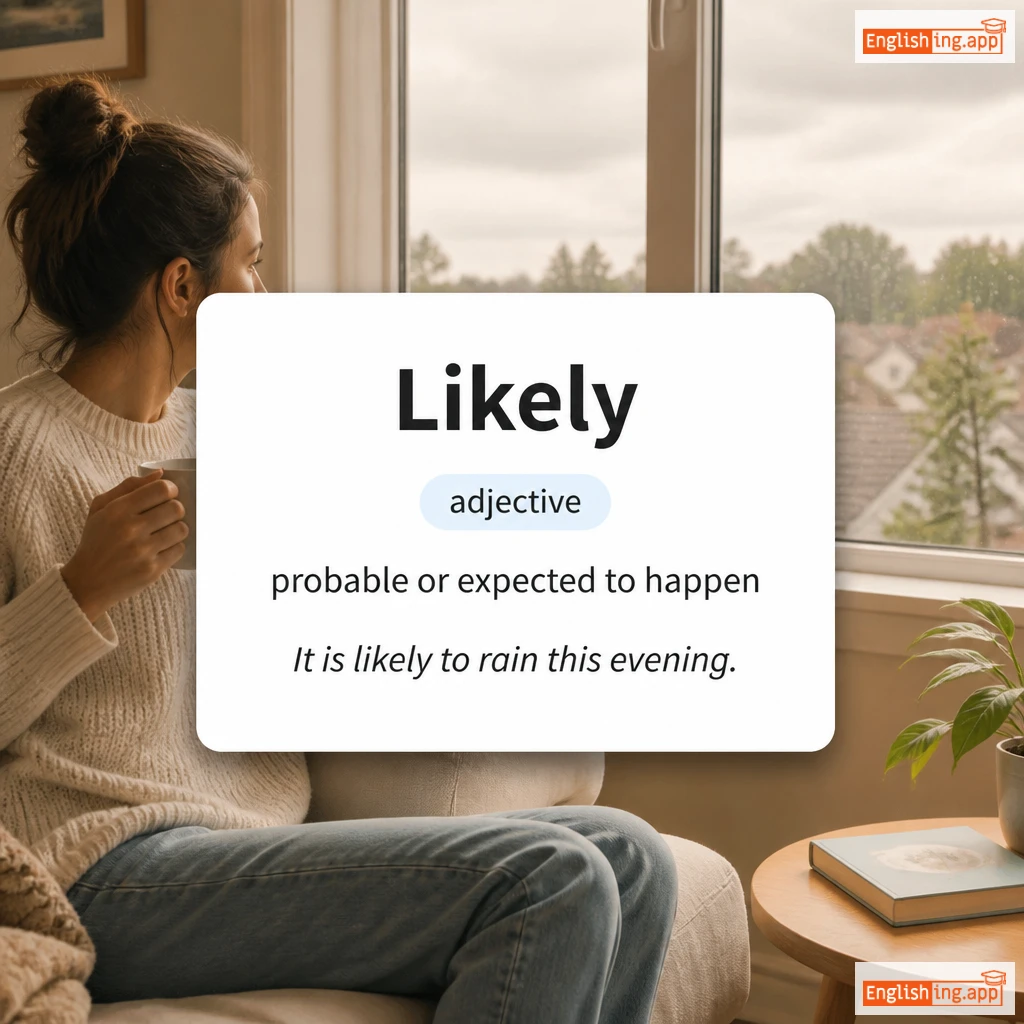 Likely definition card — visual illustration of the meaning