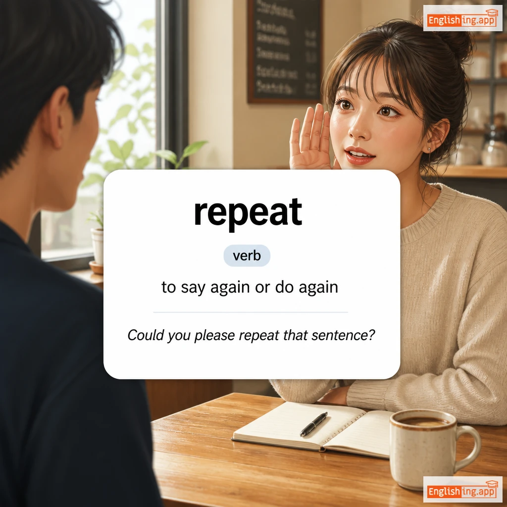 repeat definition card — visual illustration of the meaning