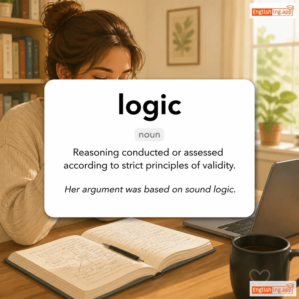 logic definition card — visual illustration of the meaning