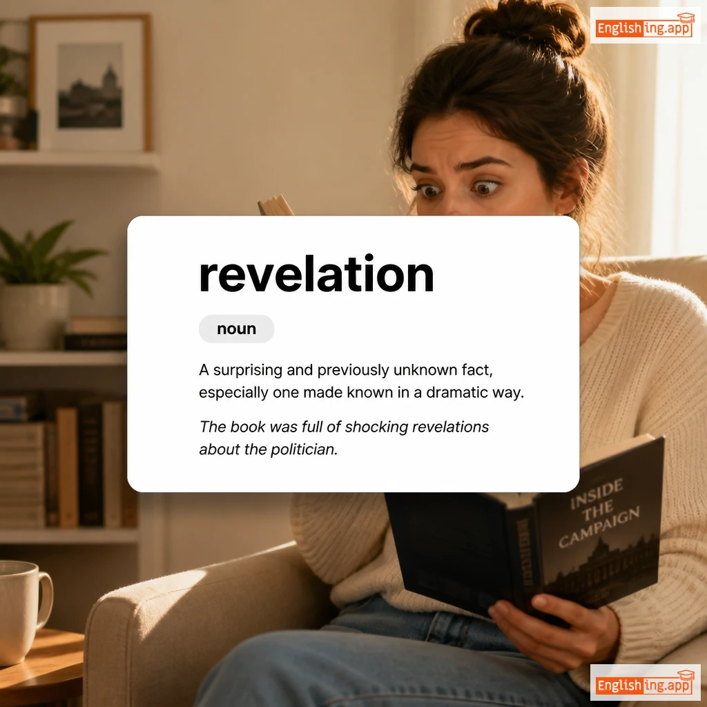 revelation definition card — visual illustration of the meaning