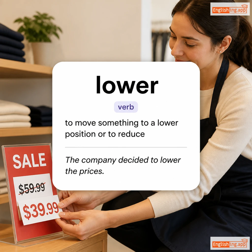 lower definition card — visual illustration of the meaning