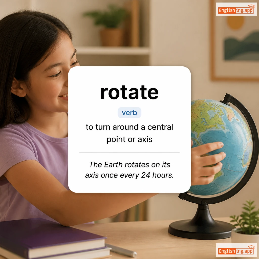 rotate definition card — visual illustration of the meaning