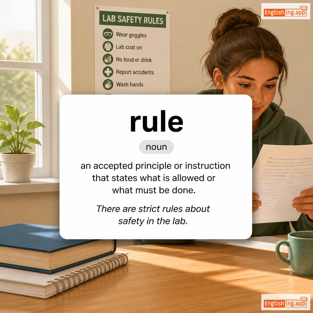 rule definition card — visual illustration of the meaning
