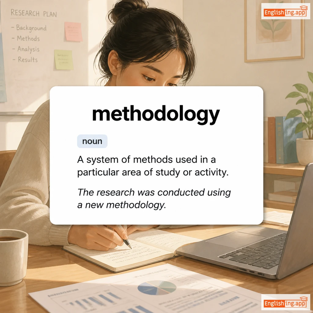 methodology definition card — visual illustration of the meaning