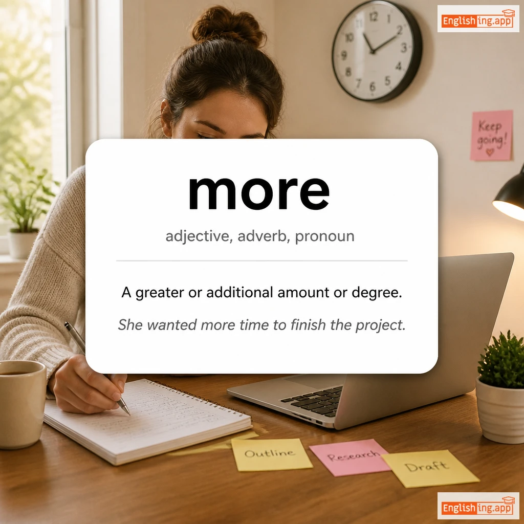 more definition card — visual illustration of the meaning