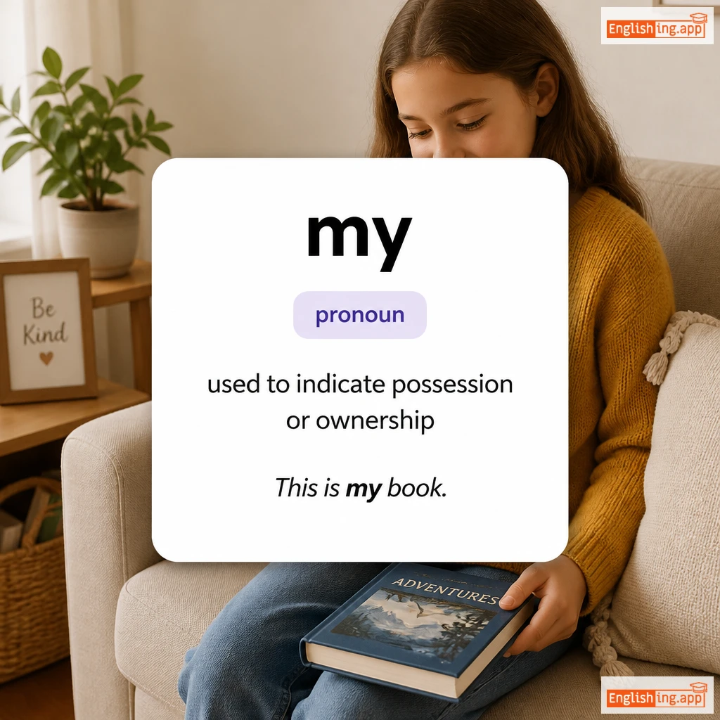 my definition card — visual illustration of the meaning