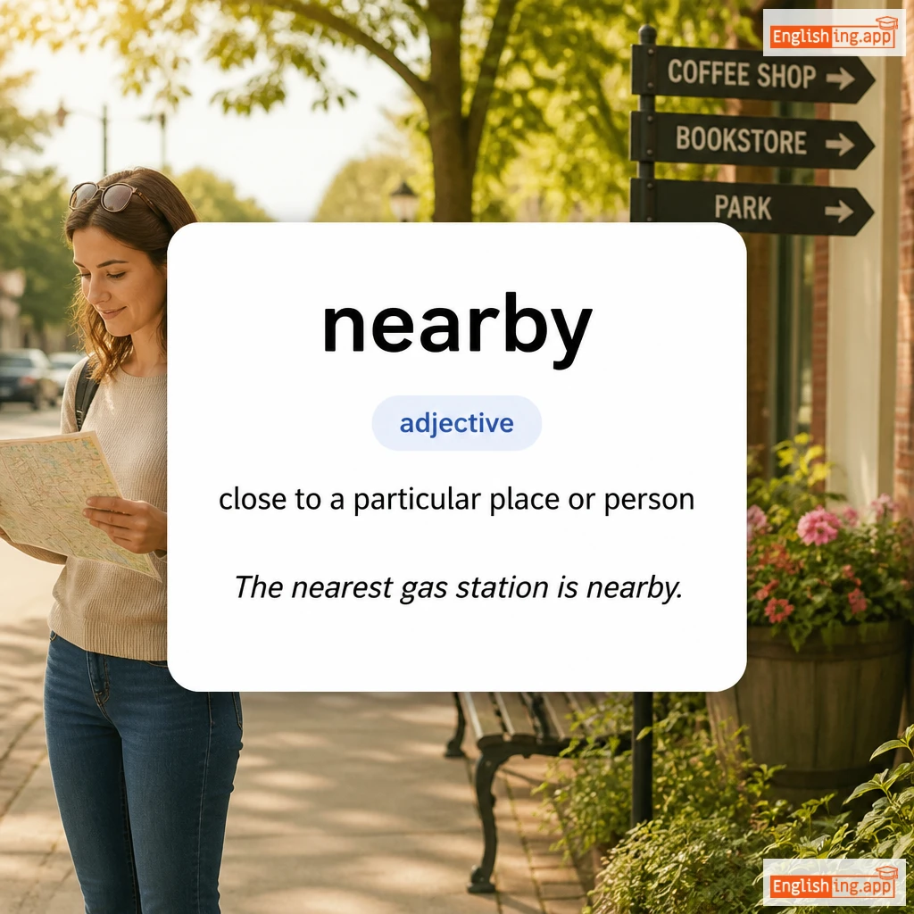nearby definition card — visual illustration of the meaning