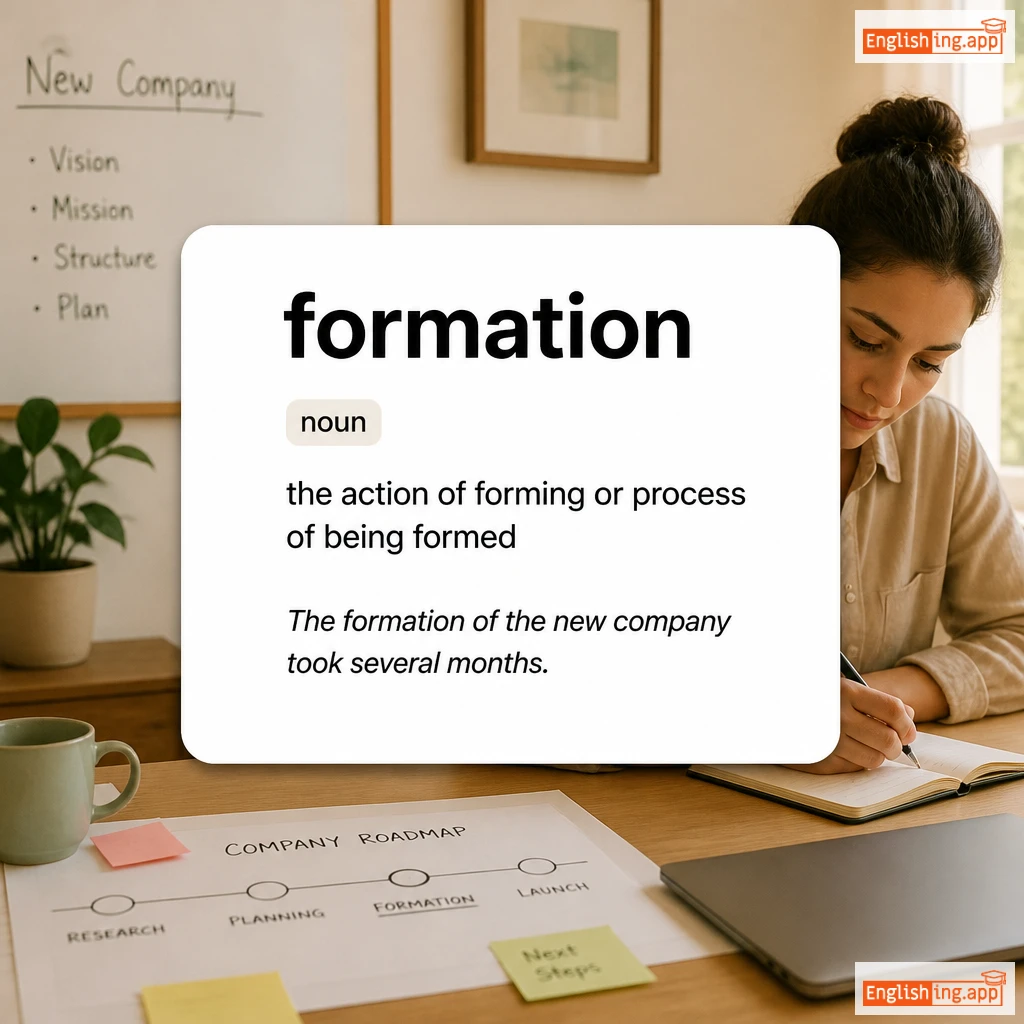 formation definition card — visual illustration of the meaning