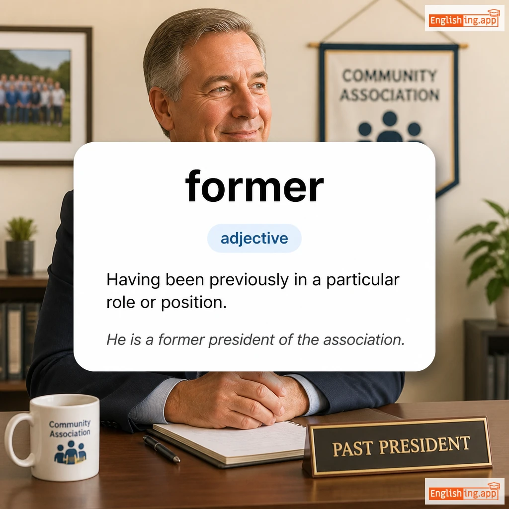 former definition card — visual illustration of the meaning