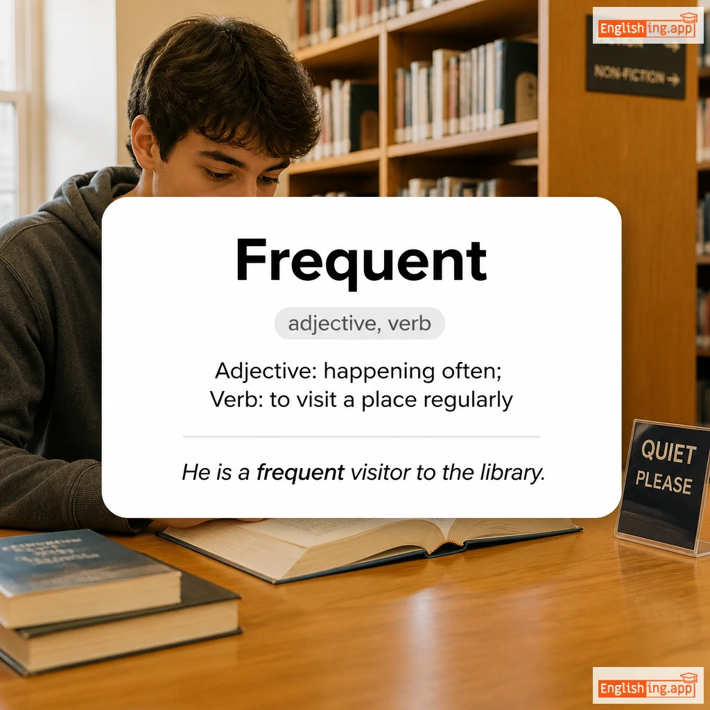 Frequent definition card — visual illustration of the meaning