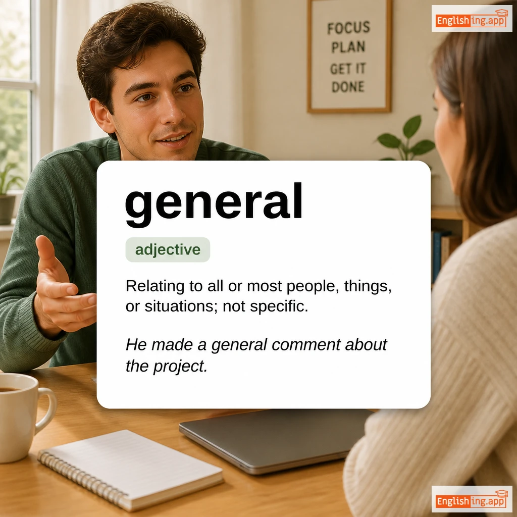 general definition card — visual illustration of the meaning