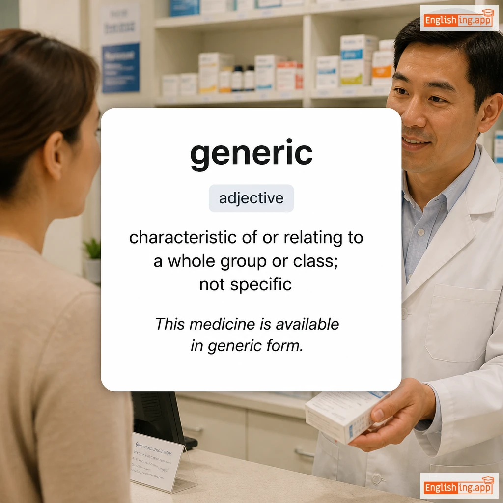 generic definition card — visual illustration of the meaning