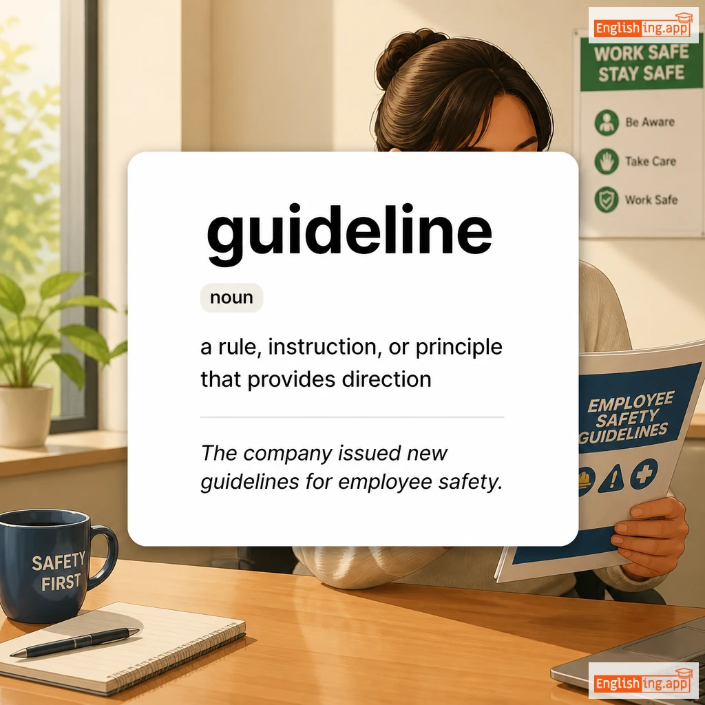 guideline definition card — visual illustration of the meaning