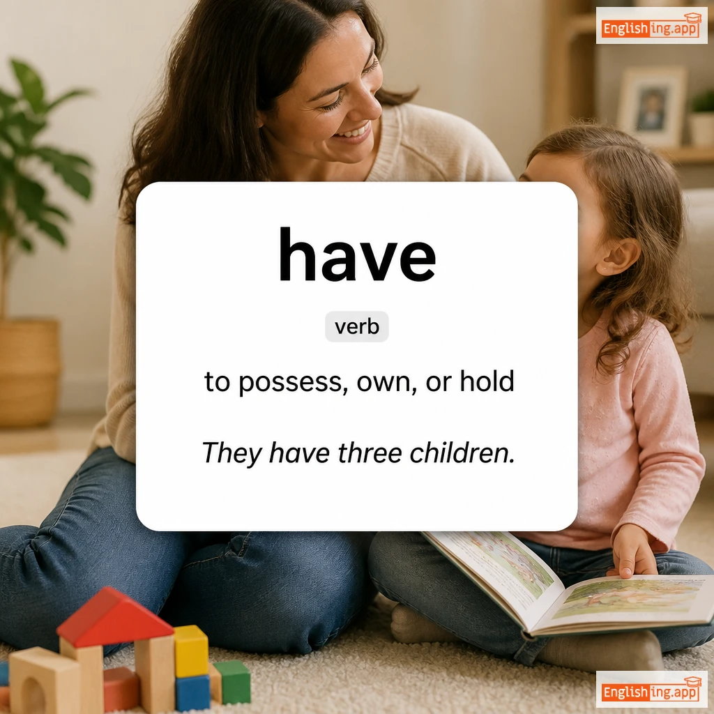 have definition card — visual illustration of the meaning