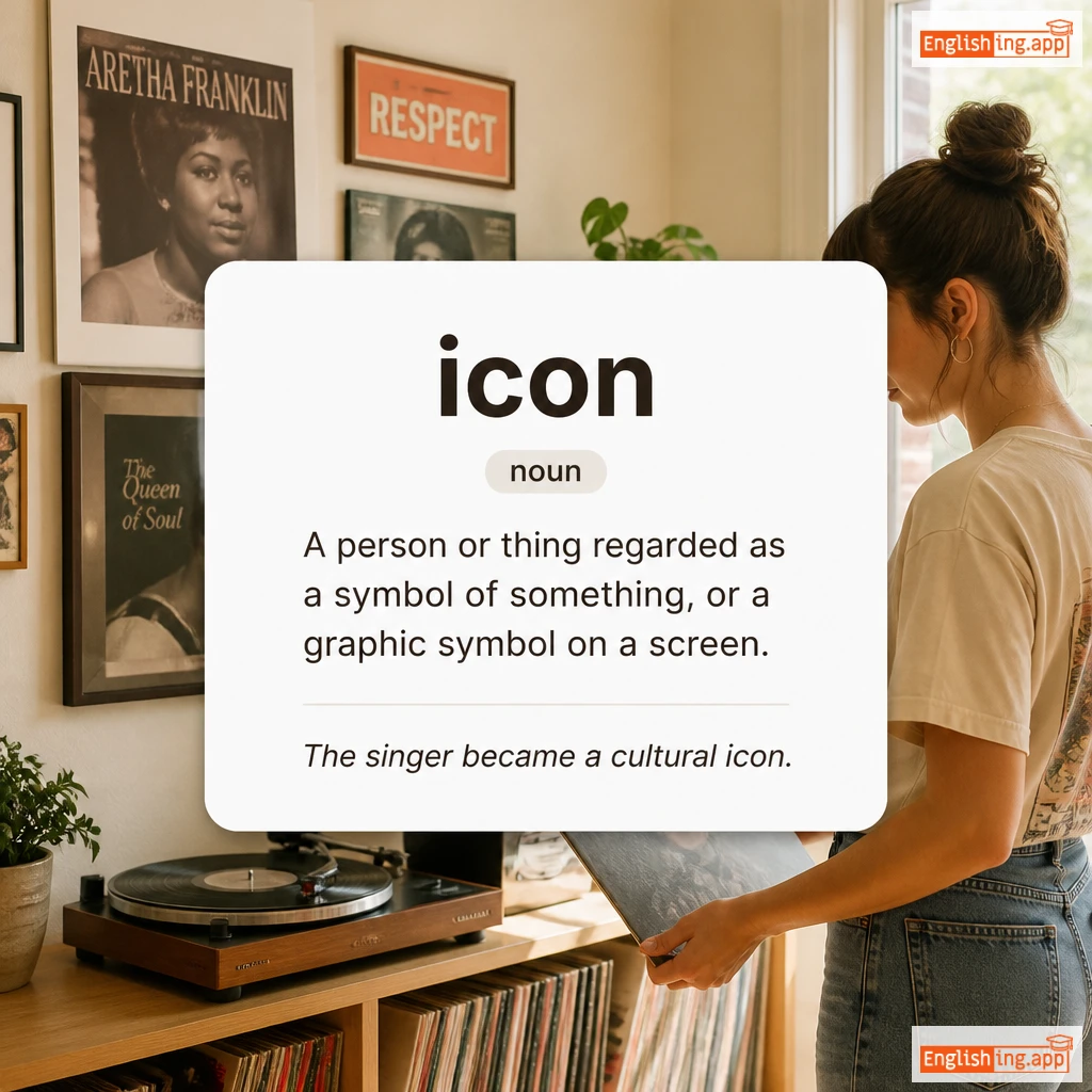 icon definition card — visual illustration of the meaning