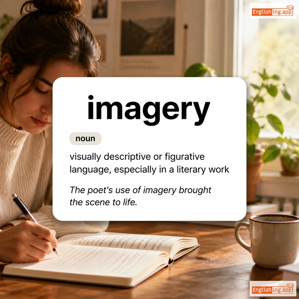 imagery definition card — visual illustration of the meaning