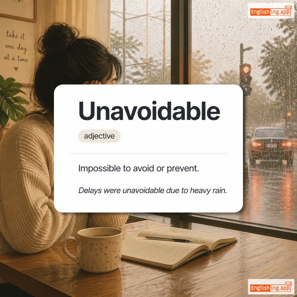 Unavoidable definition card — visual illustration of the meaning