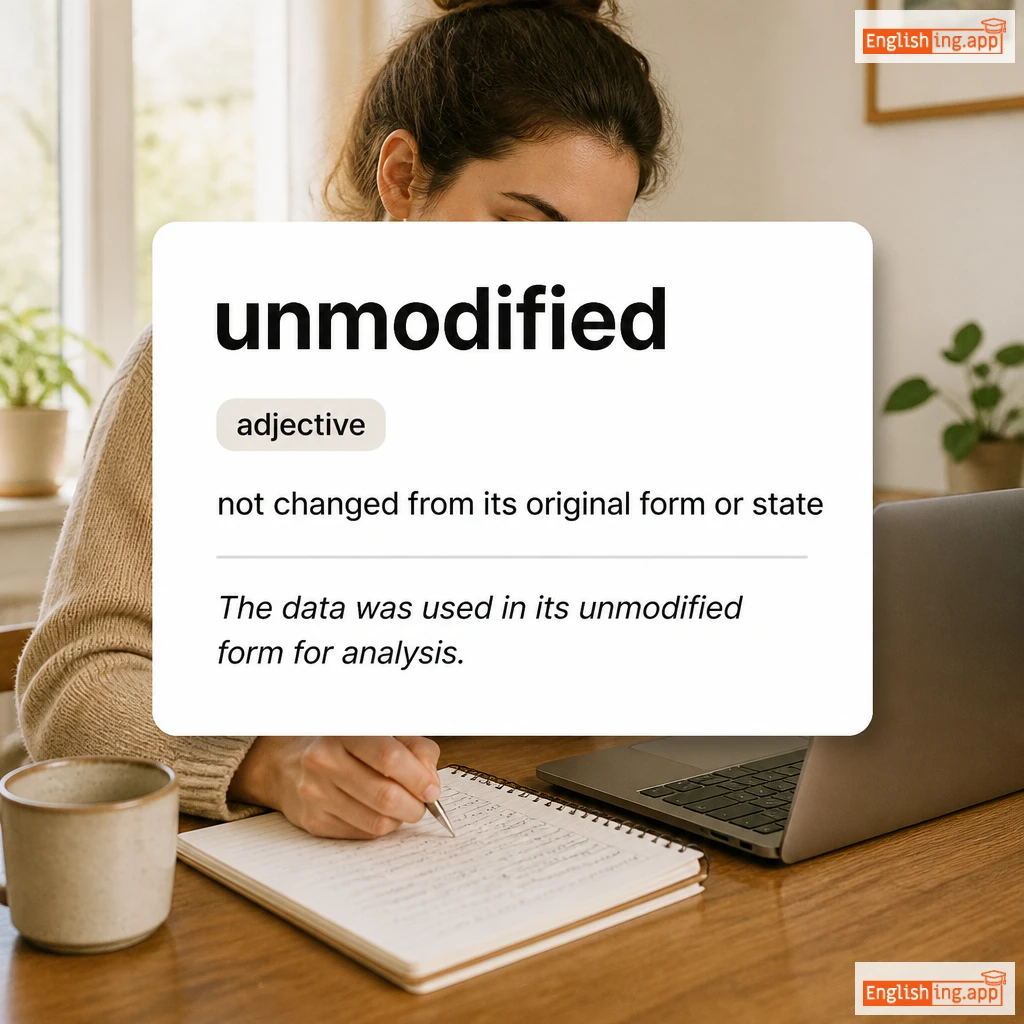 unmodified definition card — visual illustration of the meaning