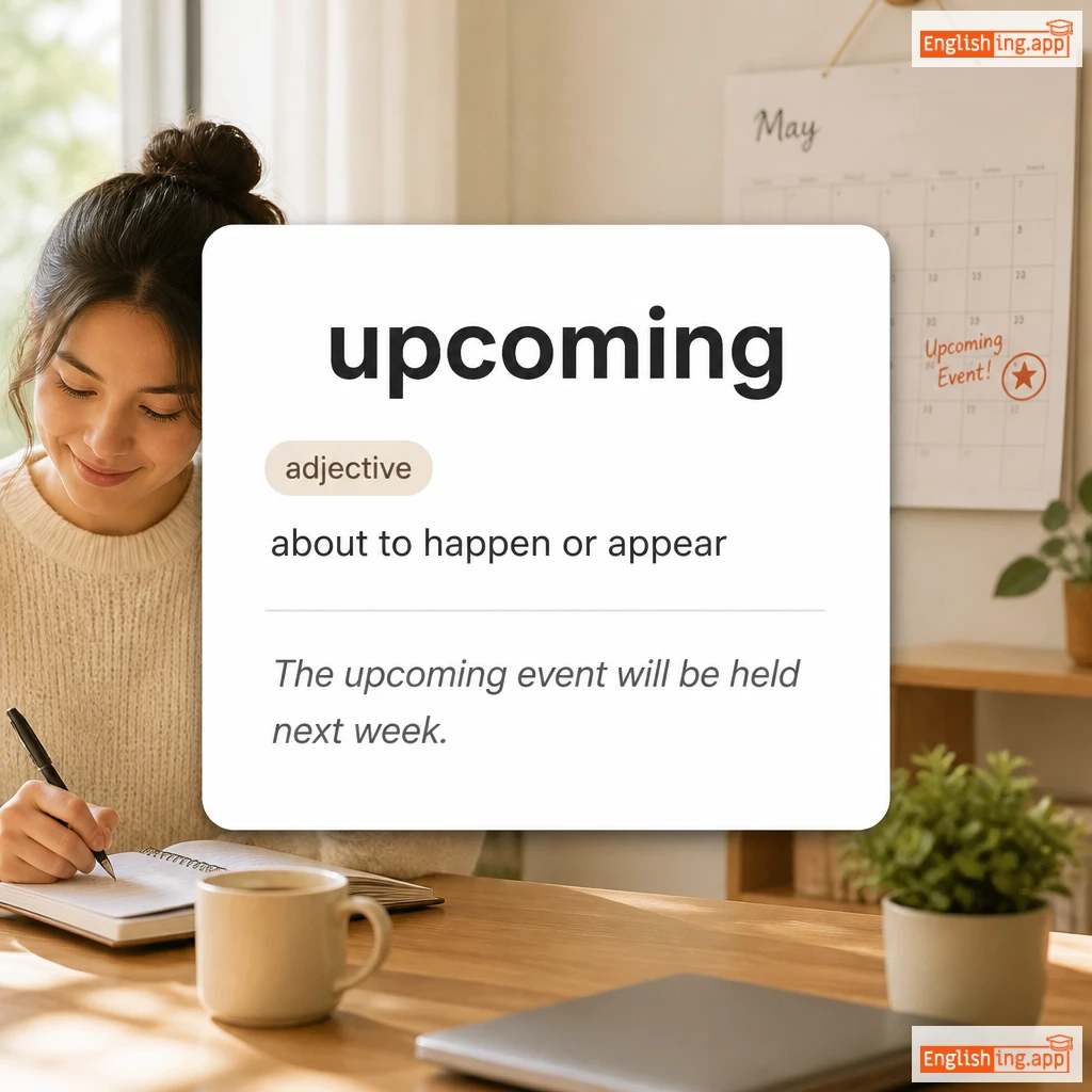 upcoming definition card — visual illustration of the meaning