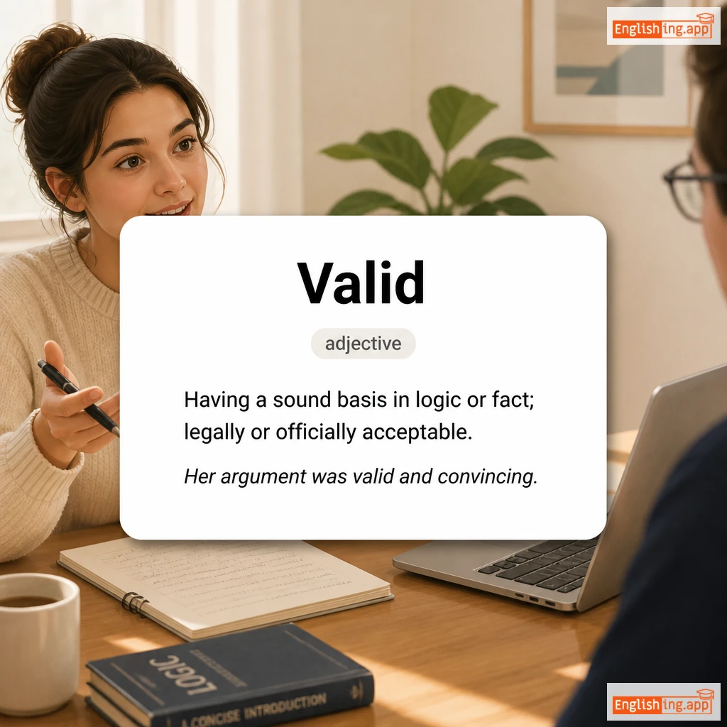 Valid definition card — visual illustration of the meaning