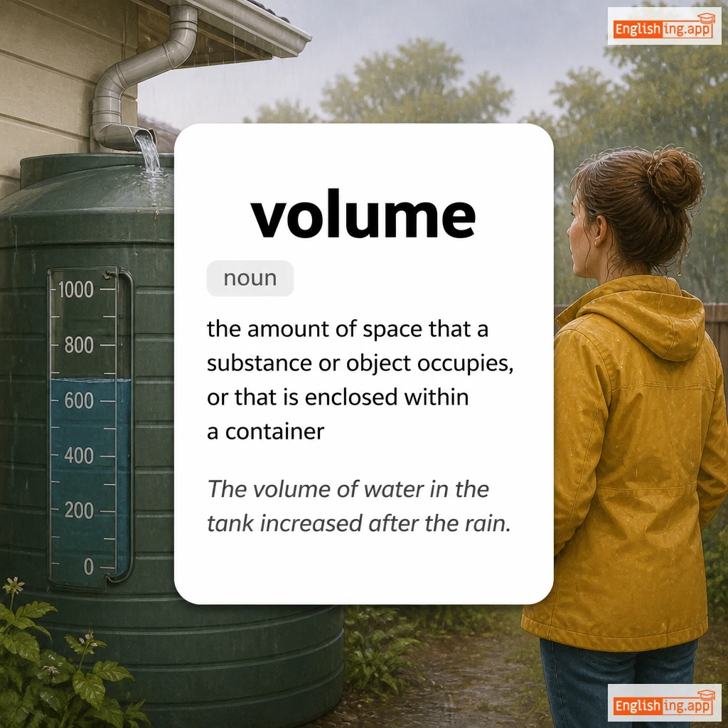 volume definition card — visual illustration of the meaning