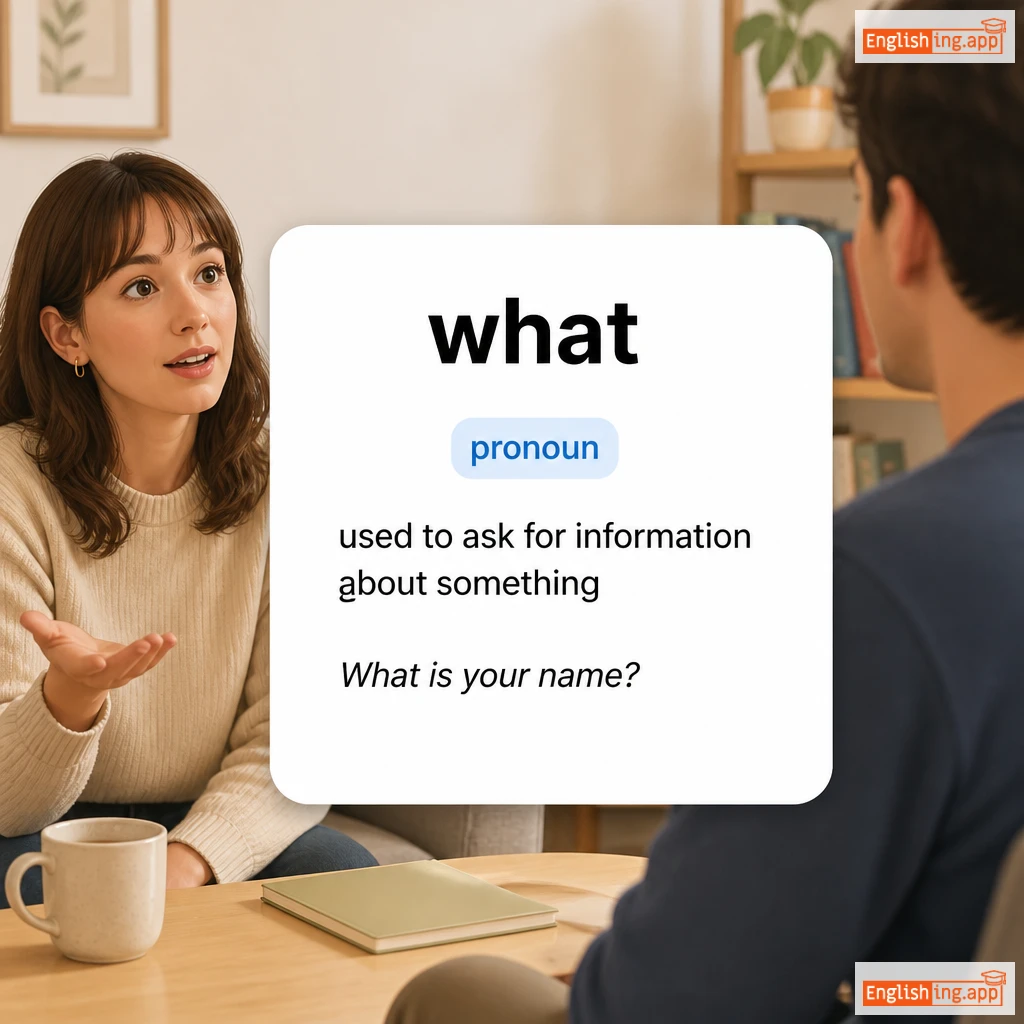 what definition card — visual illustration of the meaning