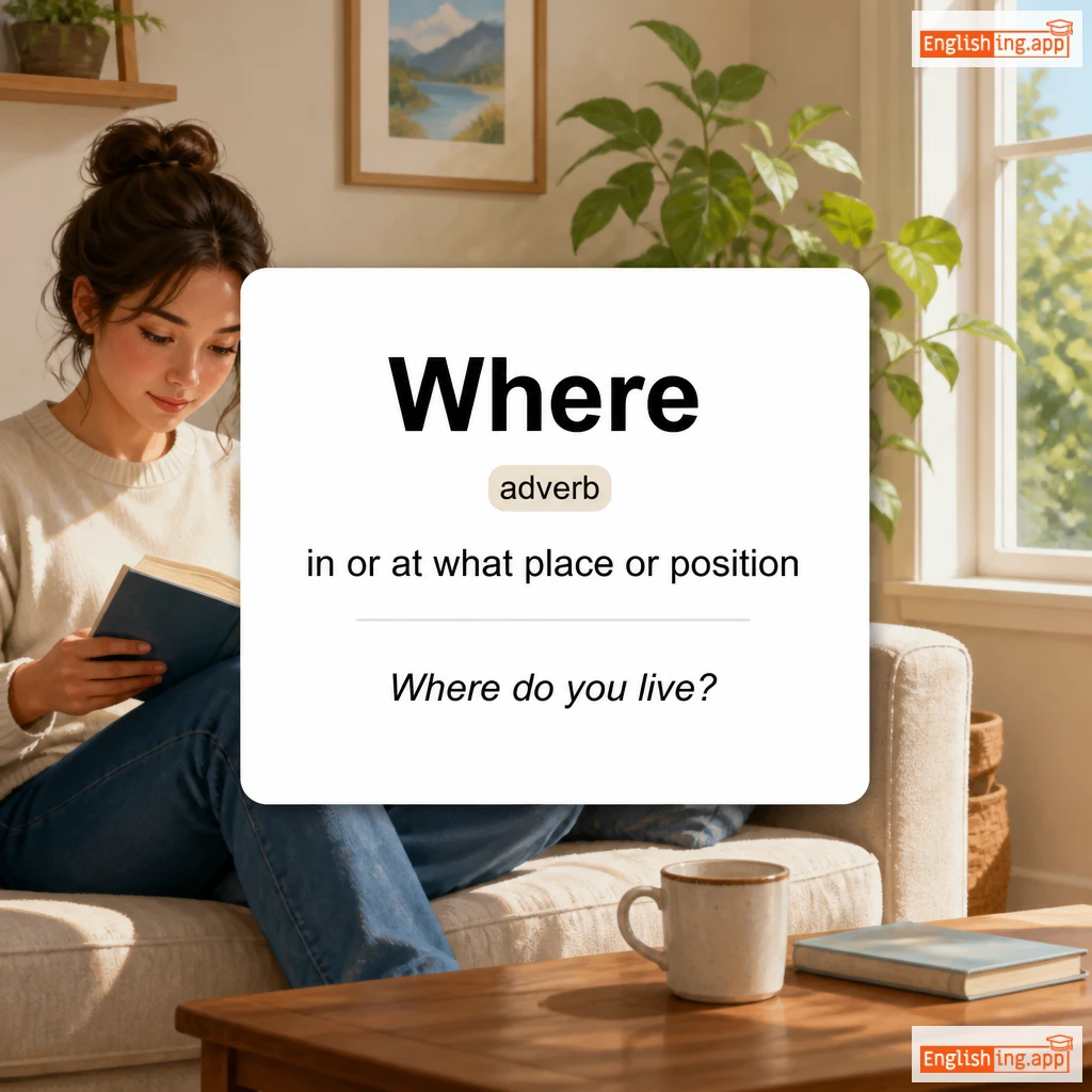 Where definition card — visual illustration of the meaning