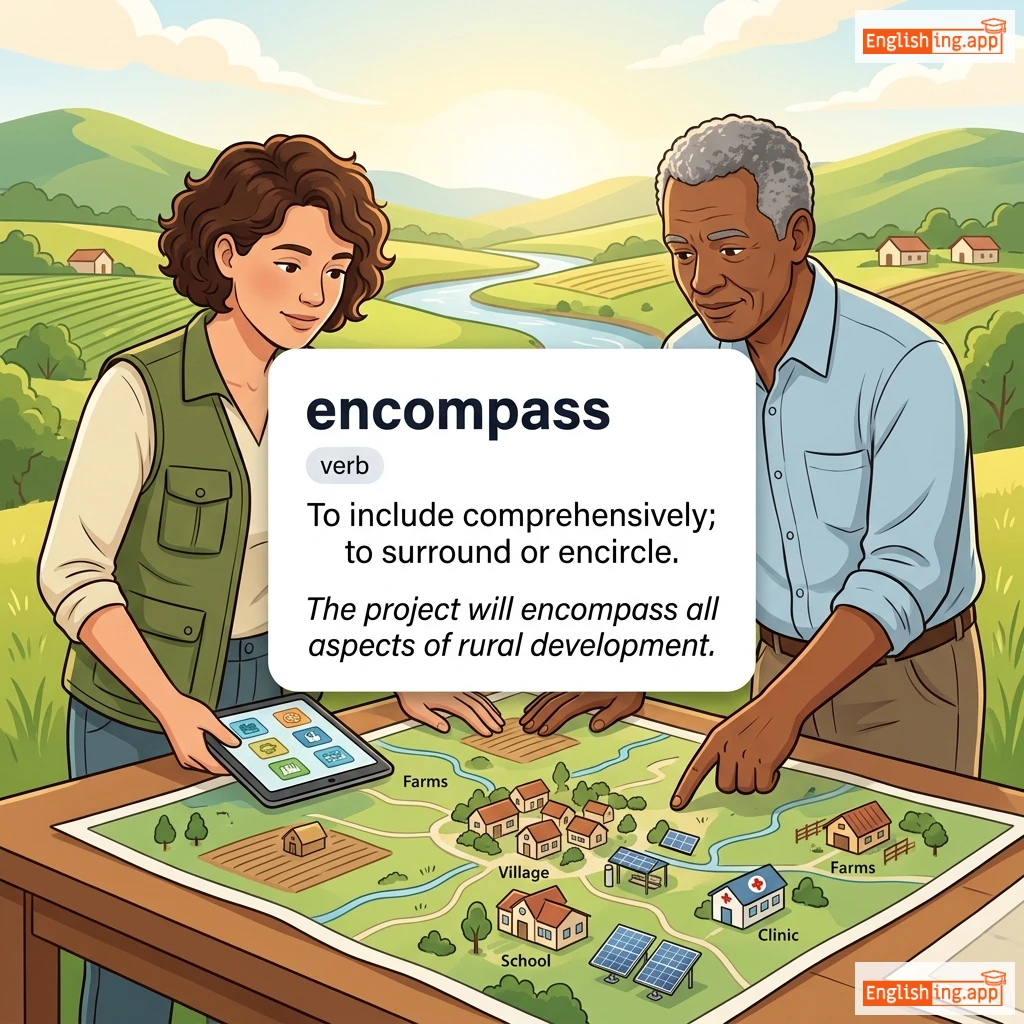 encompass definition card — visual illustration of the meaning