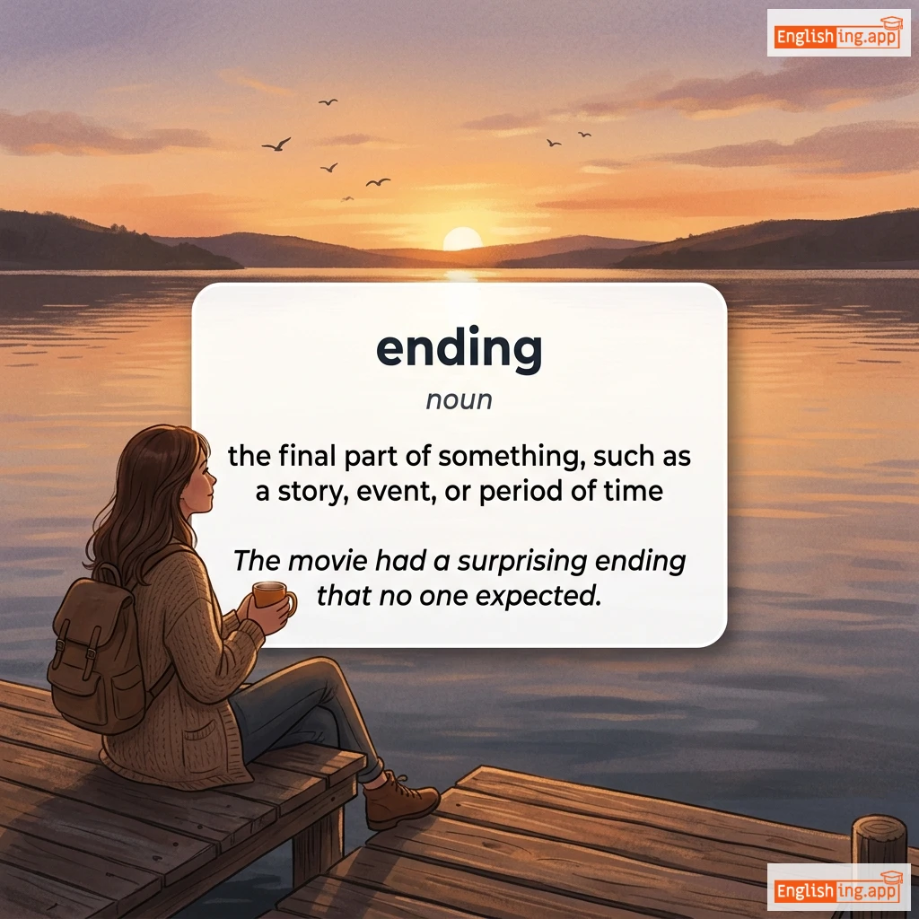 ending definition card — visual illustration of the meaning