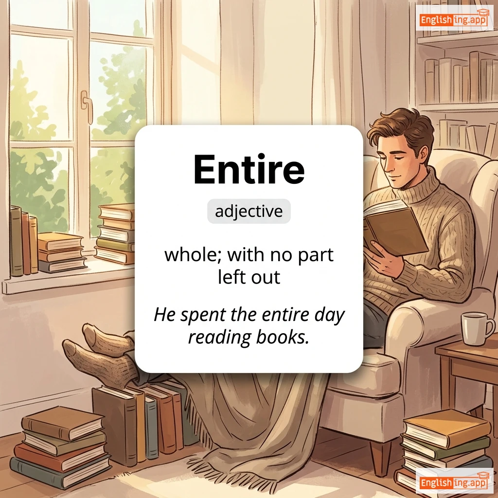 Entire definition card — visual illustration of the meaning