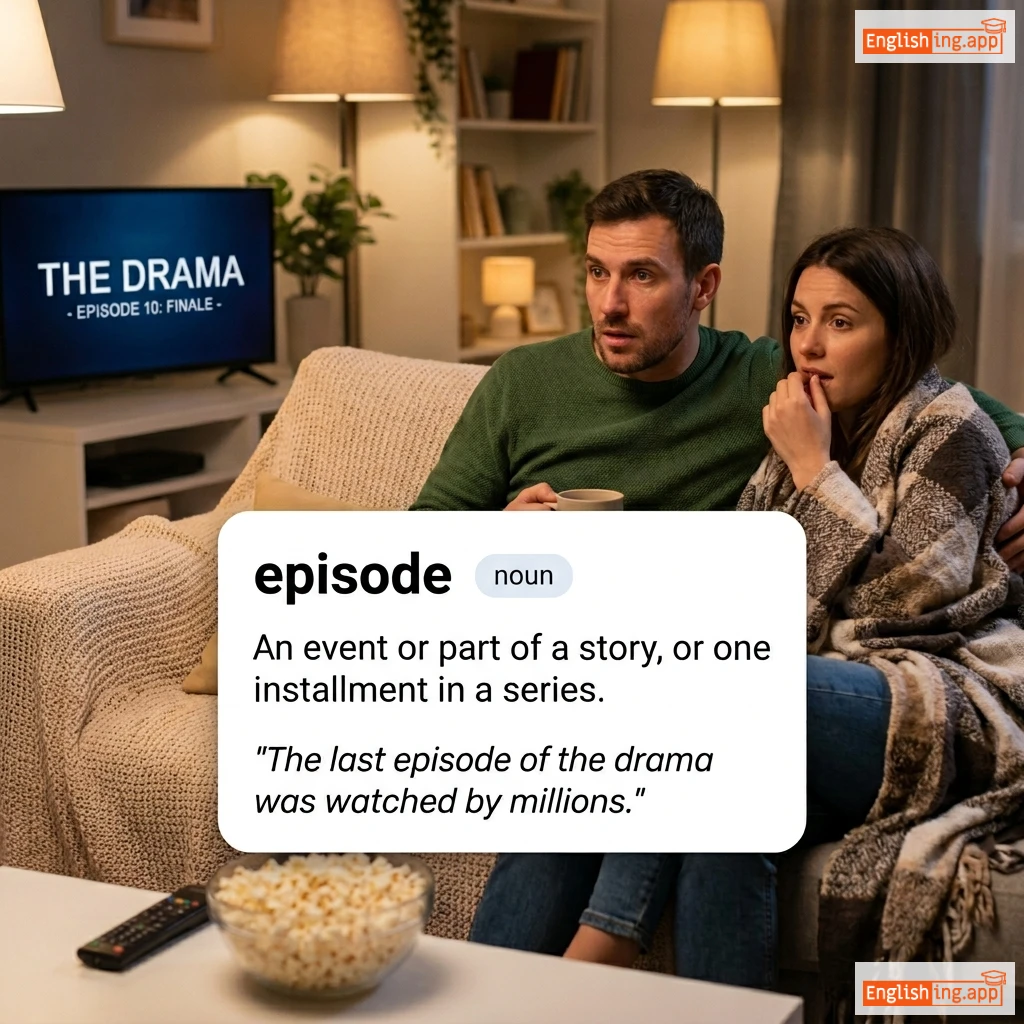 episode definition card — visual illustration of the meaning