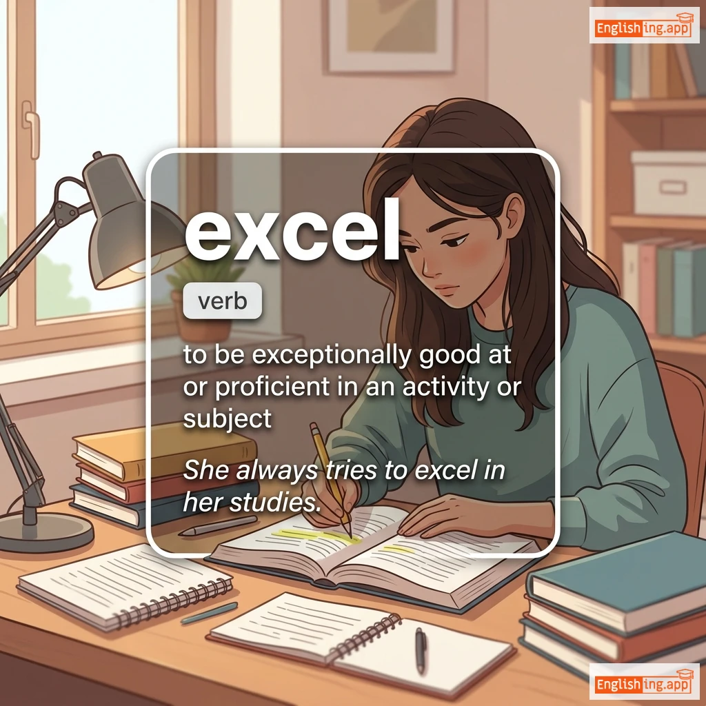 excel definition card — visual illustration of the meaning