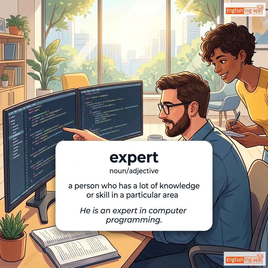 expert definition card — visual illustration of the meaning