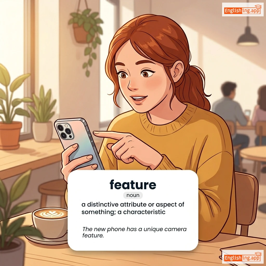 feature definition card — visual illustration of the meaning