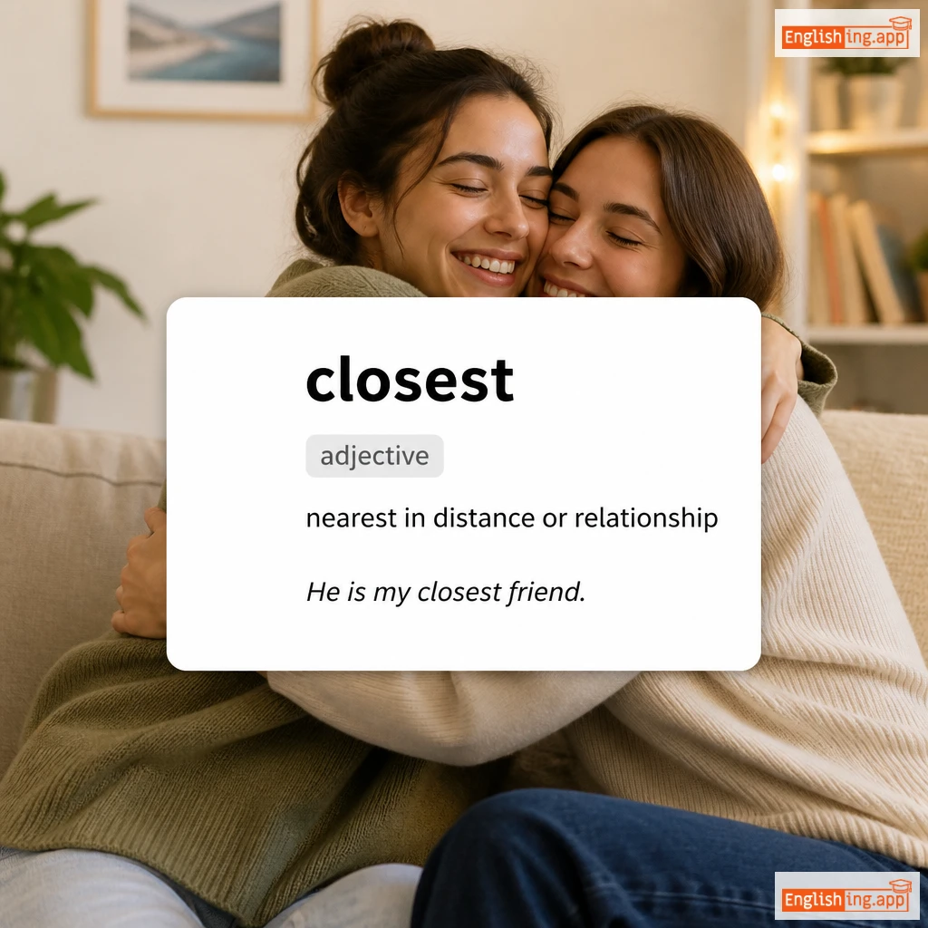 closest definition card — visual illustration of the meaning