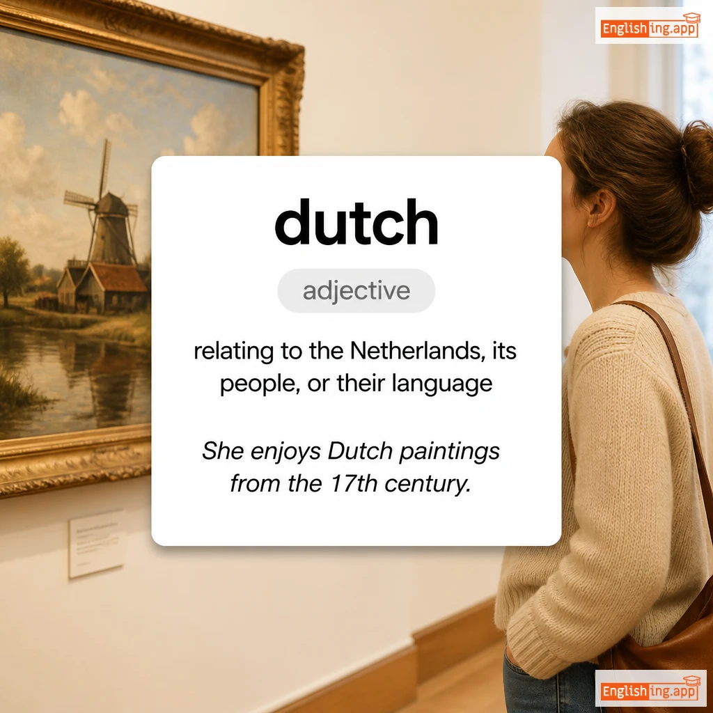 dutch definition card — visual illustration of the meaning