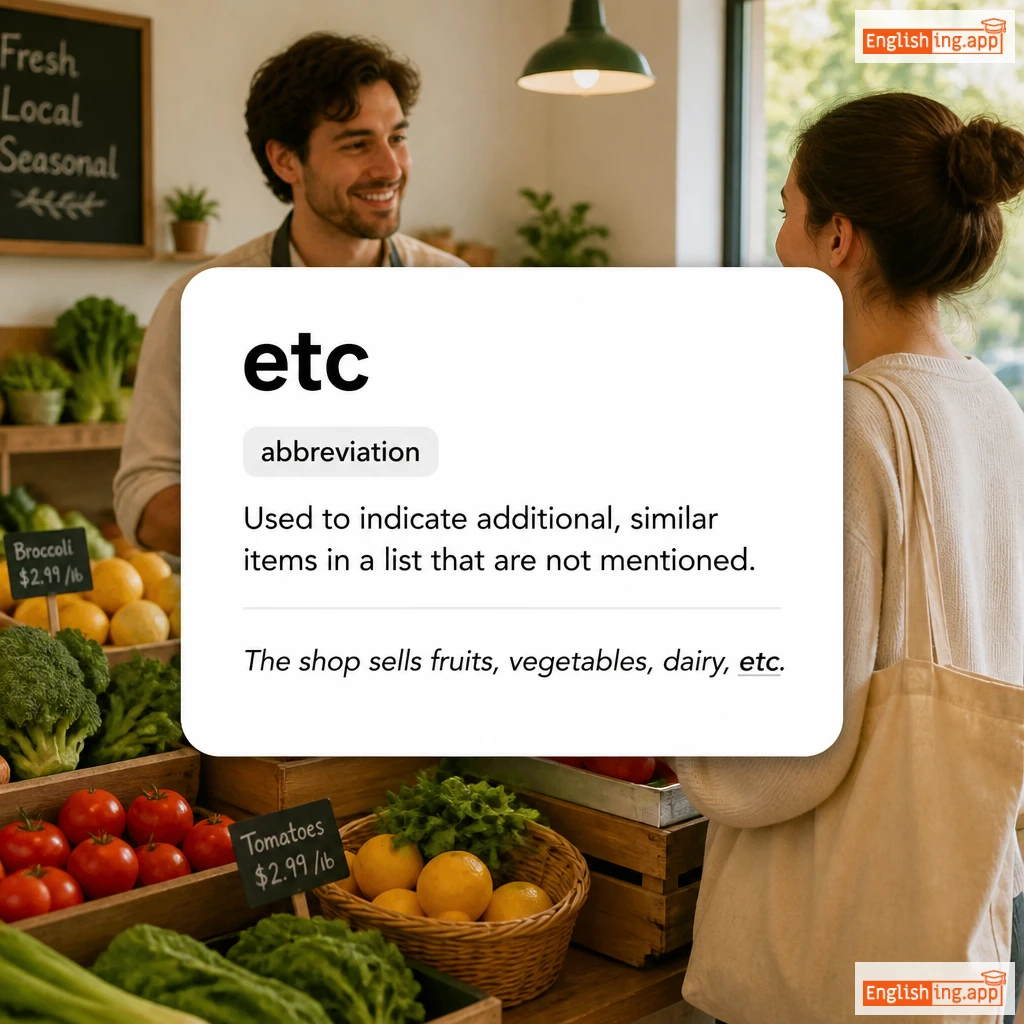 etc definition card — visual illustration of the meaning