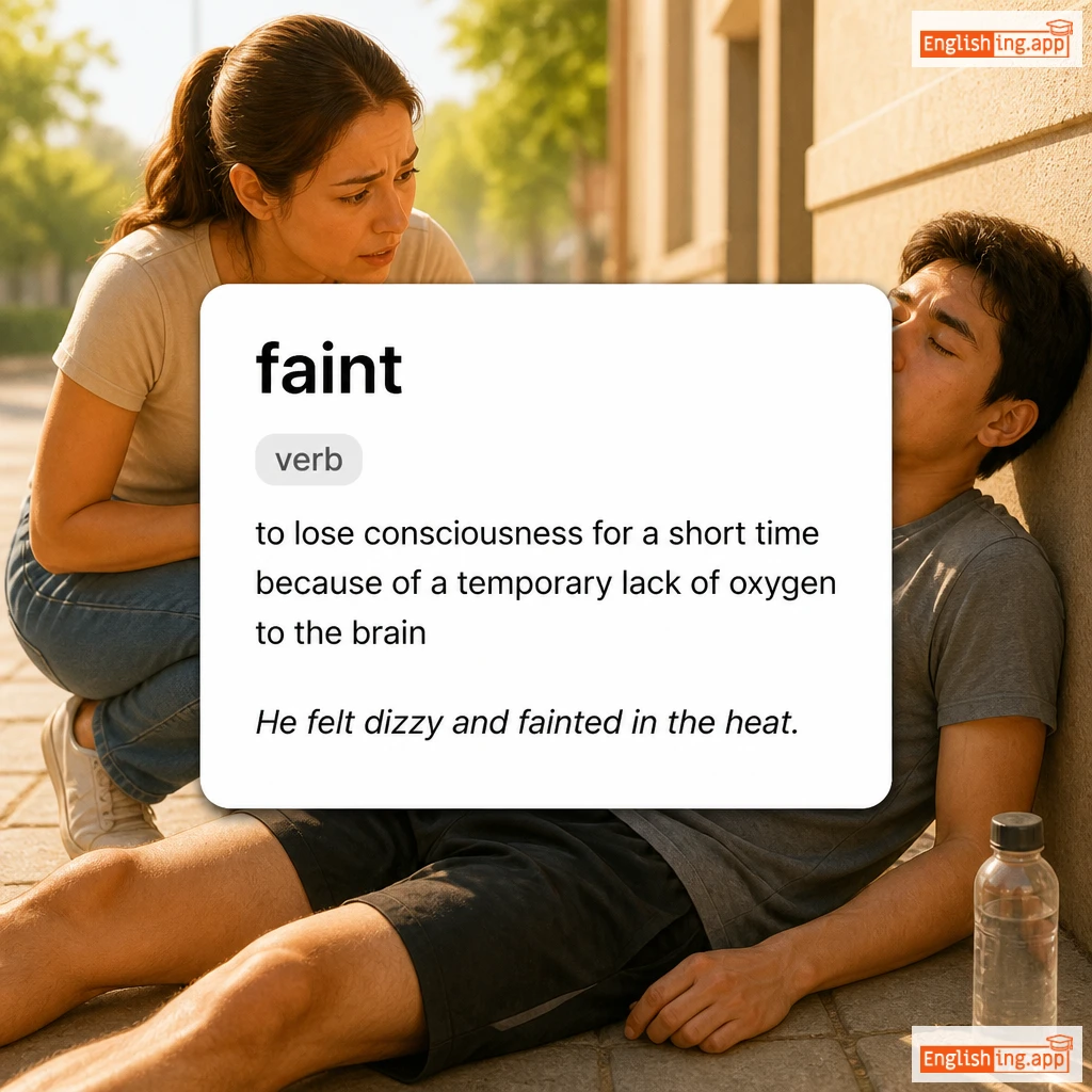 faint definition card — visual illustration of the meaning