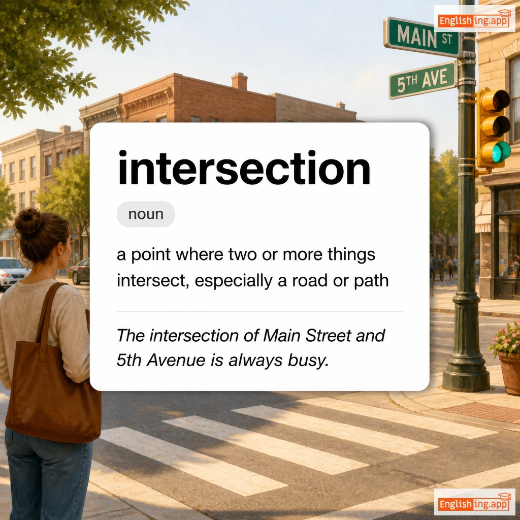 intersection definition card — visual illustration of the meaning