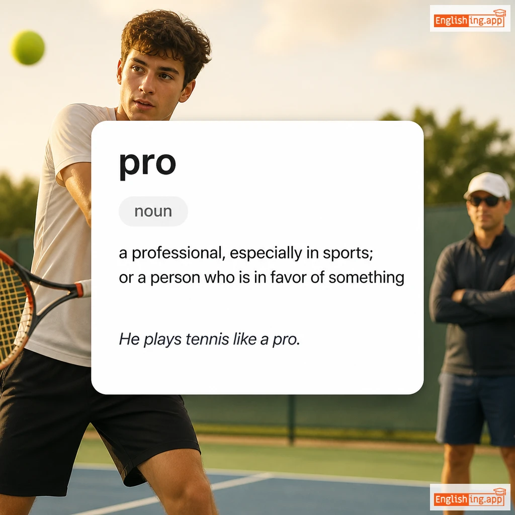 pro definition card — visual illustration of the meaning