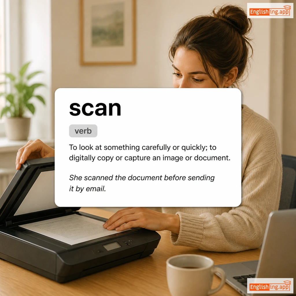scan definition card — visual illustration of the meaning