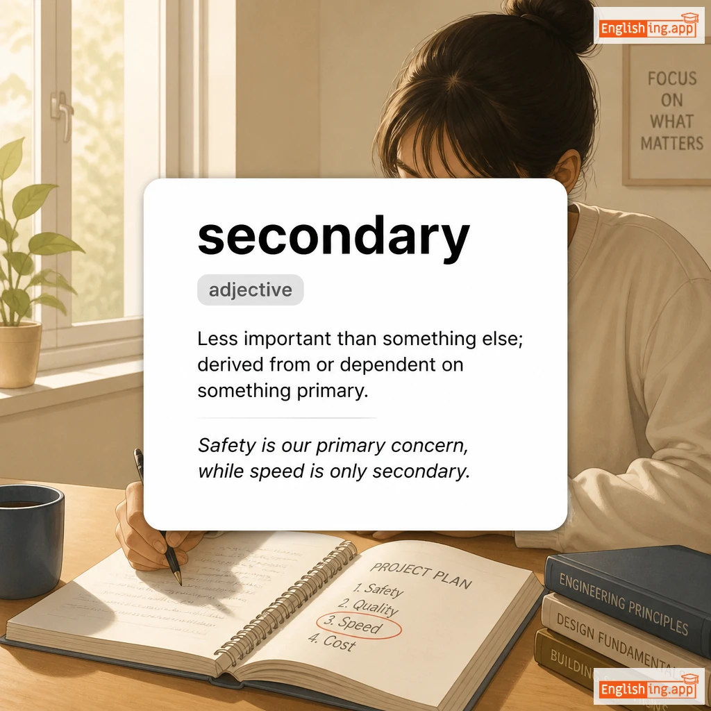 secondary definition card — visual illustration of the meaning