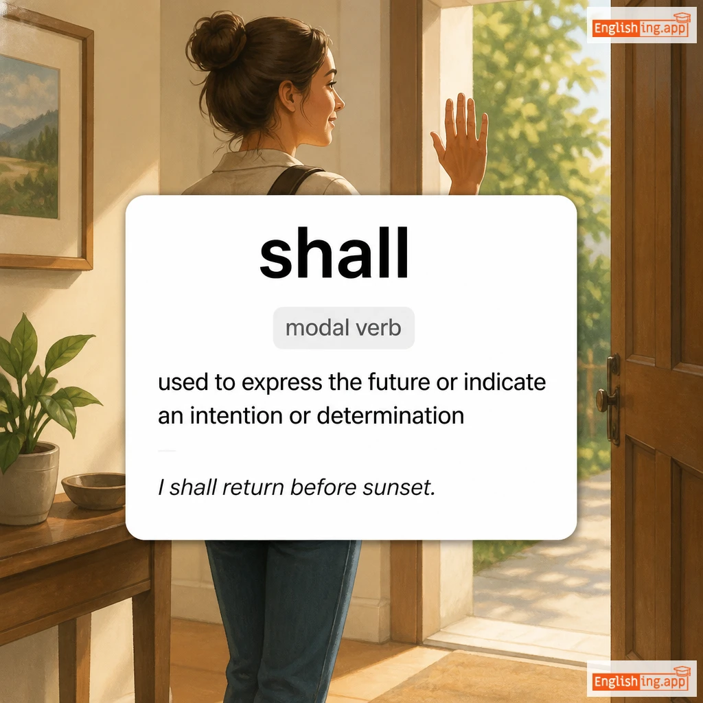shall definition card — visual illustration of the meaning