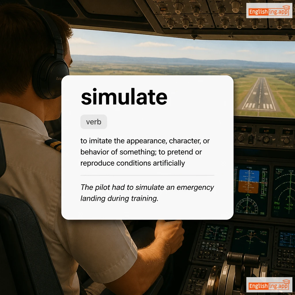 simulate definition card — visual illustration of the meaning