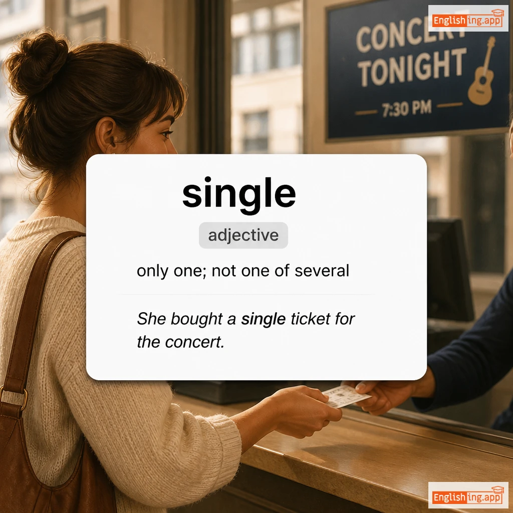 single definition card — visual illustration of the meaning