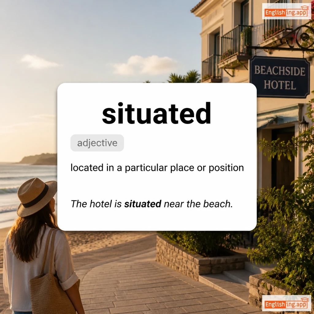 situated definition card — visual illustration of the meaning