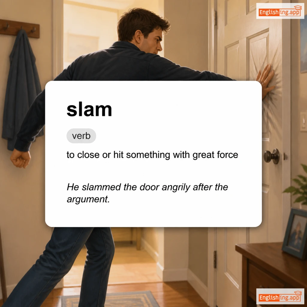 slam definition card — visual illustration of the meaning